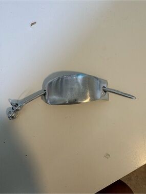 Silver Toned Metal Hair Barrette
